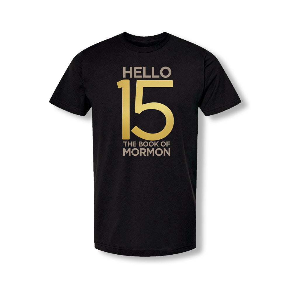 Book of Mormon 15th Anniversary Logo Tee