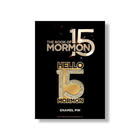 Book of Mormon 15th Anniversary Logo Pin