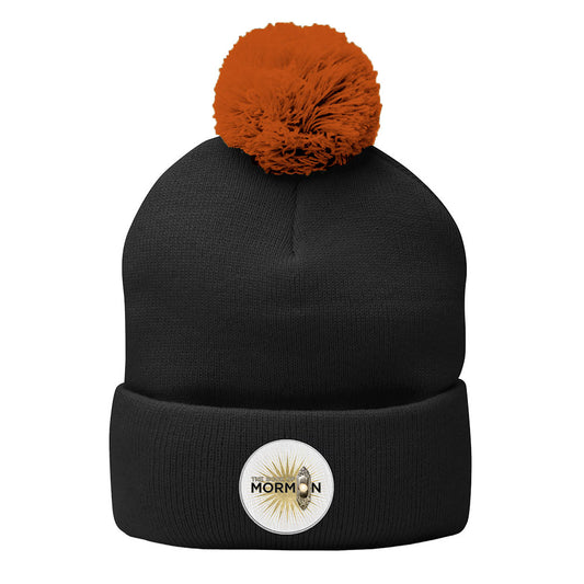 Book of Mormon the Musical Pom Logo Beanie