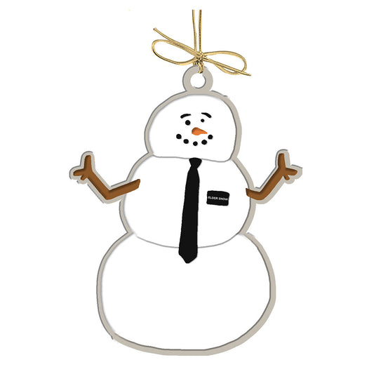 The Book of Mormon the Musical Snowman Ornament