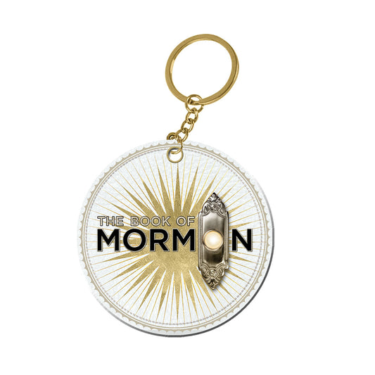 The Book of Mormon Burst Logo Keychain