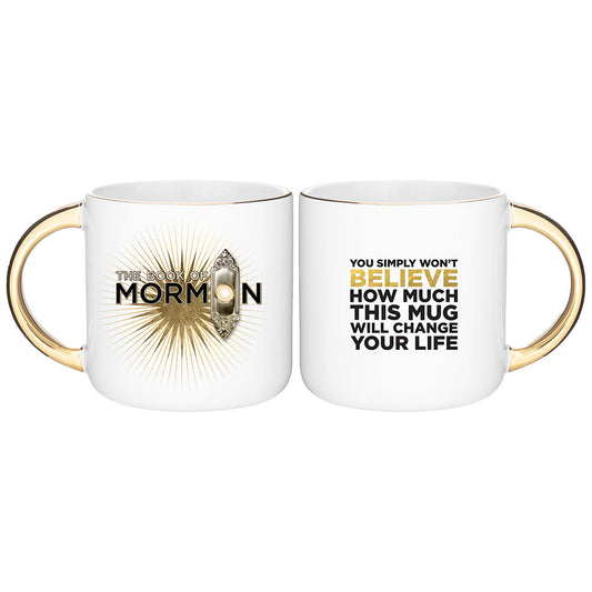 The Book of Mormon Gold Rim Mug